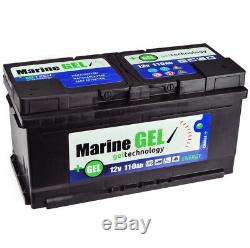 Gel Battery 110Ah Navy Bootbatterie Boat 12V Maintenance-Free Battery B