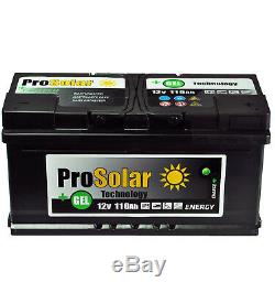 Gel Battery 110Ah Solar Battery 12V Prosolar Gel Wartungsfre Instead 120Ah 100Ah