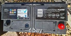 Halfords 12v Leisure Battery 100ah X 2 And 20w Solar Maintainer NEW