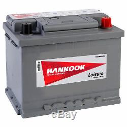 Hankook 65Ah Leisure Battery & Victron Energy IP65 Smart Charger 12V 7A