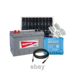 Hankook DC31 100Ah Leisure Battery & 90W Solar Panel Kit for Camper Conversions