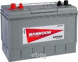 Hankook DC31 Leisure Battery Deep Cycle 12V 100Ah for Caravan, Boat & Motorhome