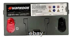 Hankook M31-925 AGM 12V 100Ah Leisure Battery L330 x W172 x H242mm