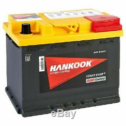 Hankook SA56020 AGM Start Stop Car Van Battery 12V 60AH
