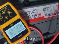 Hankook XV110 MF Deep Cycle 12V 110Ah Leisure Battery tested 100% Health