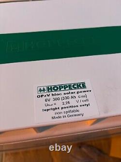 Hoppecke German Battery 6v Pair (12v 330ah) For Leisure/solar Off Grid Inverter