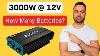 How Many 12v Batteries For 3000w Inverter