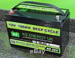 KS Energy 100AH 12V lithium leisure battery