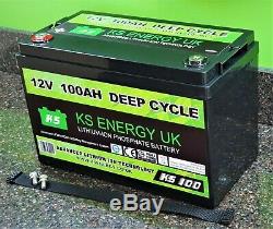 KS Energy 100AH 12V lithium leisure battery