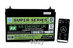 KS Energy KS-LT100B 100AH 12V Smart Lithium Leisure Battery