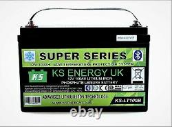 KS Energy KS-LT100B 100AH 12V Smart Lithium Leisure Battery