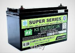 KS Energy KS-LT100B 100AH 12V Smart Lithium Leisure Battery