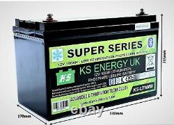 KS Energy KS-LT100B 100AH 12V Smart Lithium Leisure Battery