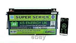 KS energy KS-LT150B 12V 150A Lithium leisure battery, High power Smart Bluetooth