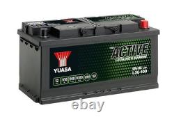 L36-100 12V 100Ah Yuasa Active Leisure Marine 3yr Warranty battery