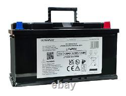LEISURE BATTERY 12V 100Ah LiFePO4 LITHIUM FOR BOATS, YACHTS, CARAVANS BLUETOOTH