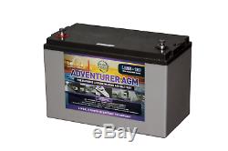 LEOCH 12V 130 AH Adventurer AGM Deep Cycle Leisure Battery