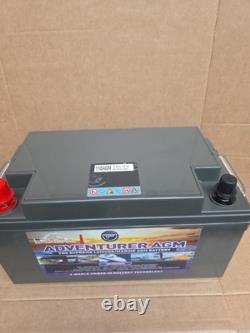LEOCH LAGM-110LL 12V 110Ah Low Height AGM Deep Cycle Leisure Battery