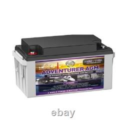 LEOCH LAGM-110LL 12V 110Ah Low Height AGM Deep Cycle Leisure Battery