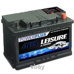LP75 75ah 12v Leisure Battery ABS Leisure Deep Cycle Campervan Caravan