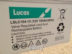 LSLC104-12 Lucas Numax Mobility AGM Leisure Battery 12V 104Ah (SLC104-12)