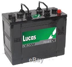 LUCAS 655 HEAVY DUTY 12V 125ah Battery. Truck Lorry Leisure Marine