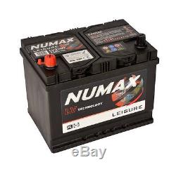 LV22MF 75Ah Sealed 12v Leisure battery by Numax (NCC Verified) Category C