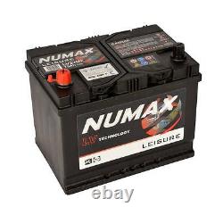 LV22MF 75Ah Sealed 12v Leisure battery by Numax NCC Verified Category C