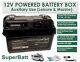 Leisure Battery 12v 100ah + Batter Box + 10a Charger Deep Cycle Agm Caravan Boat