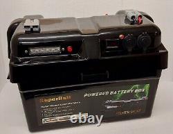 Leisure Battery 12V 100AH + Batter Box + 10A Charger Deep Cycle AGM Caravan Boat