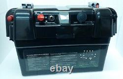 Leisure Battery 12V 100AH + Batter Box + 10A Charger Deep Cycle AGM Caravan Boat