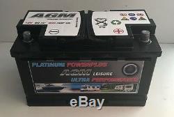 Leisure Battery 12V 80Ah 800 Amp AGM 12V 800 Amp Leisure Battery