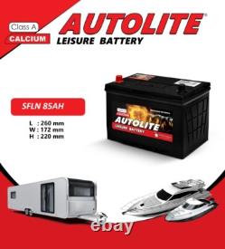 Leisure Battery 12V SFLN 85AHC100 Autolite 70Ah C20 For Caravans Camper L