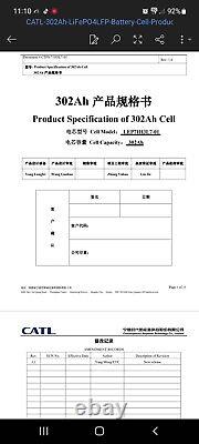 Leisure Battery DIY 300ah Lifepo4, requires bms. Immediate collection available