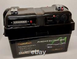 Leisure Battery Deep Cycle AGM 12V 100AH + Battery Box Caravan Motorhome Boat