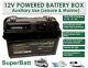 Leisure Battery Portable Box Sb 12v 110ah Deep Cycle Agm Battery + 10a Charger