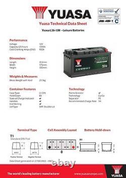 Leisure & Marine Battery Yuasa L36-100