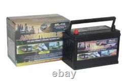 Leoch 12V 110AH Adventurer Deep Cycle Marine Leisure Battery -SFL110
