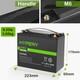 Lifepo4 12v 30ah Lithium Leisure Battery Deep Cycle For Rv Boat Marine /charger