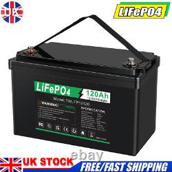 Lifepo4 Battery 12V 120Ah Lithium Leisure Battery Deep Cycle For RV Boat Marine