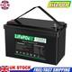 Lifepo4 Battery 12v 120ah Lithium Leisure Battery Deep Cycle For Rv Boat Marine