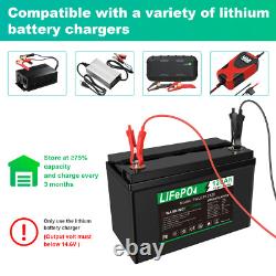 Lifepo4 Battery 12V 120Ah Lithium Leisure Battery Deep Cycle For RV Boat Marine