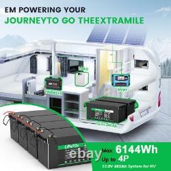 Lifepo4 Battery 12V 120Ah Lithium Leisure Battery Deep Cycle For RV Boat Marine