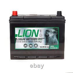 Lion 444776771 677 12V Leisure Battery 2 Year Guarantee 70AH 500CCA 1/1 Spare