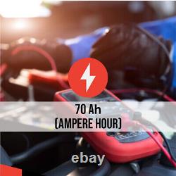 Lion 444776771 677 12V Leisure Battery 2 Year Guarantee 70AH 500CCA 1/1 Spare