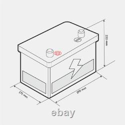 Lion 677 677 Sealed Leisure Battery 12V 70Ah 500cca L270 W175 H220 1/1 2 Year