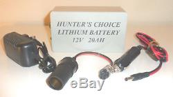 Lithium Battery 12v 20Ah Leisure Hunting Camping Fishing Charging GPS Tracking