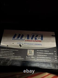 Lithium LiFePO4 12V 100AH Leisure Battery for Leisure & Marine Bluetooth Heating