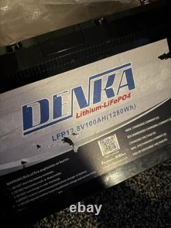 Lithium LiFePO4 12V 100AH Leisure Battery for Leisure & Marine Bluetooth Heating