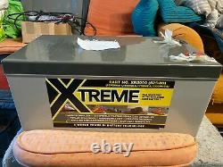 Little Use 12V 260 AH Xtreme AGM Deep Cycle Leisure Battery Motorhome Race Van